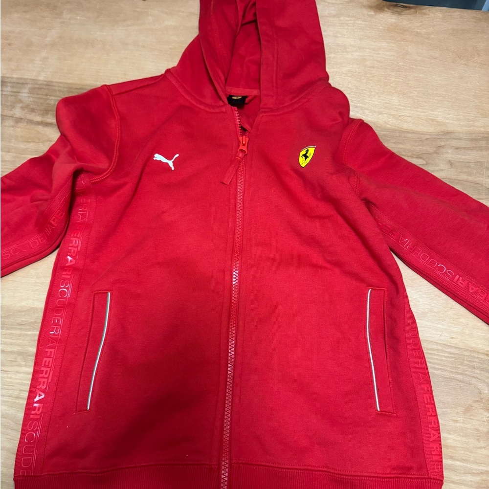 Scuderia Ferrari Kids Red Hoodie
